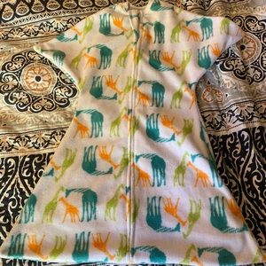 Fleece Giraffe Zipadee Zip (small 4-8 months)